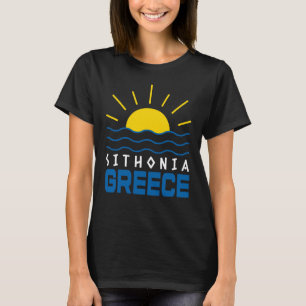 T-shirt Sithonia Grèce Sunshine And Sea Waves Femmes