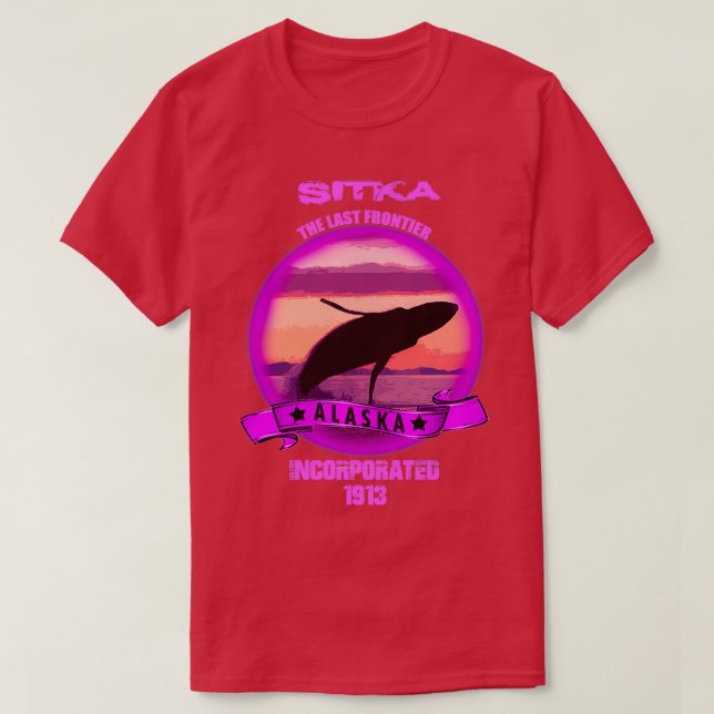T-shirt Sitka Alaska (Design devant)