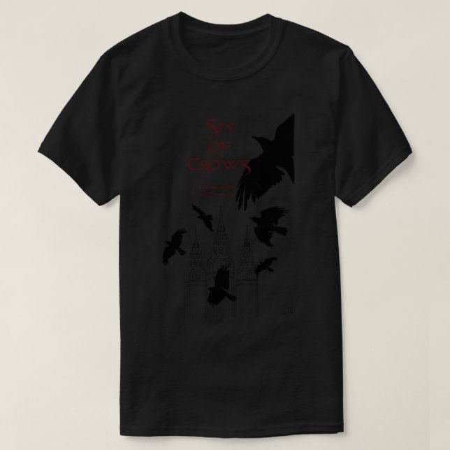 T-shirt Six Corneilles ~ Leigh Bardugo (Design devant)