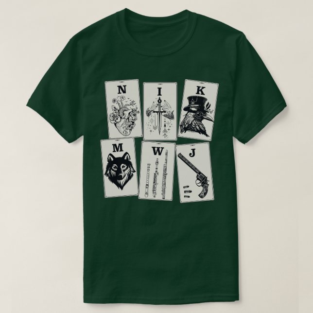 T-shirt Six de Crows Ketterdam Crow Club 8 (Design devant)