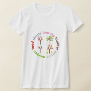 T-shirt Six raisons de Plante d'un arbre