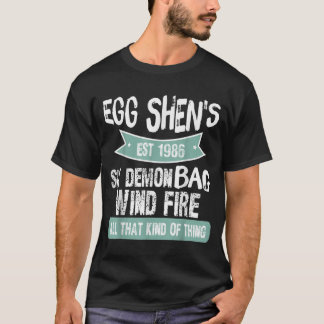 T-shirt Six Sac Démon Gros Problème Dans La Petite Chine
