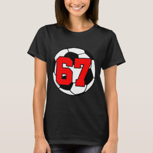 T-shirt Six Seven 67 Football 6 7 Drôle Mème 6-7 Gen Alpha