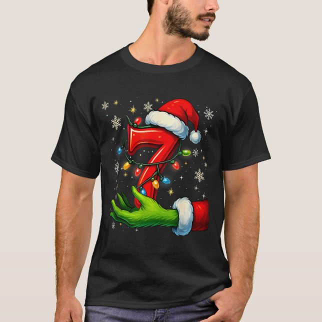 T-shirt Six Seven Funny Christmas Meme Couple Matching  (Devant)