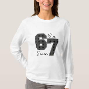 T-shirt Six Seven Graphisme de la culture populaire