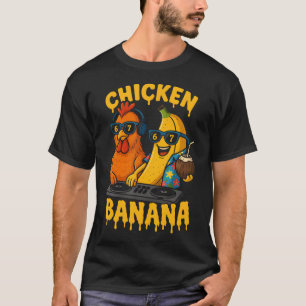 T-shirt Six Seven Meme 6 7 Poulet Banane Dj Glace Crème Go