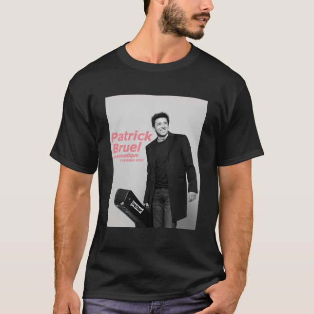 T-shirt sixpart patrick bruel TOURNEE ACOUSTIQUE (Devant)