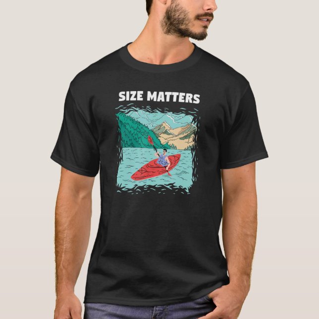 T-shirt Size Matters Whitewater Kayaking (Devant)