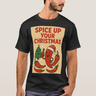 T-shirt Sizzle de Noël Épicé