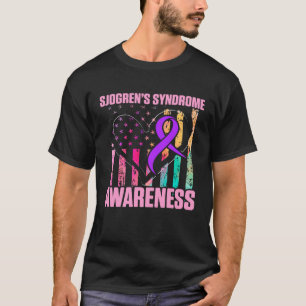 T-shirt Sjogren s Syndrome Survivant Apprendre Guerrier