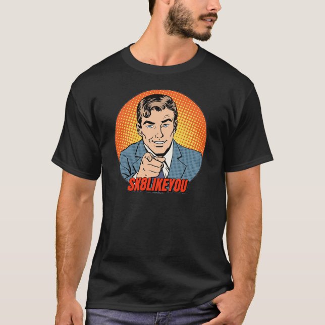 T-shirt Sk8LikeYou Web Mens (Devant)