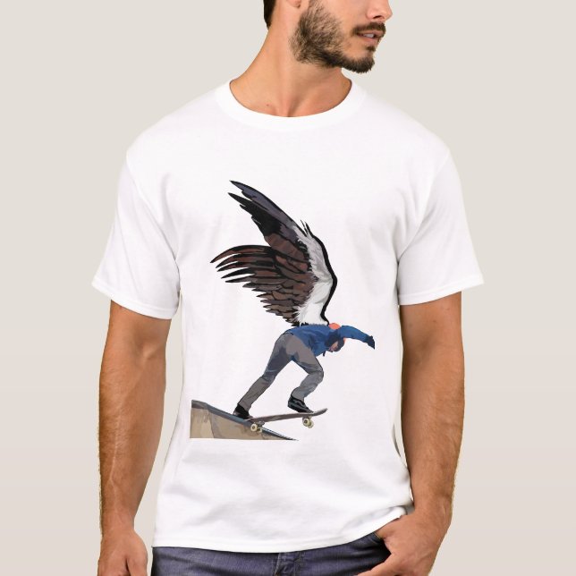 T-SHIRT SK8R ANGEL (Devant)