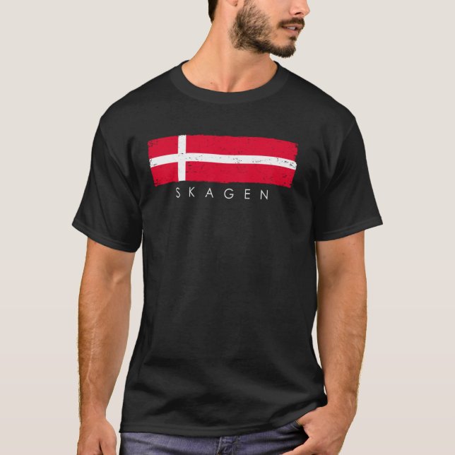 T-shirt Skagen Danemark Vacances Danemark Lover vintage (Devant)