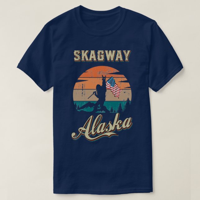 T-shirt Skagway Alaska (Design devant)