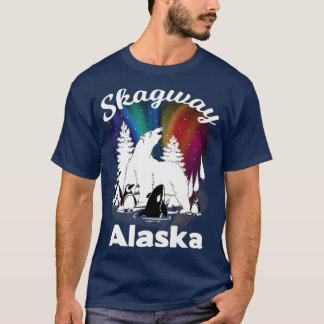 T-shirt Skagway Alaska Aurora Borealis