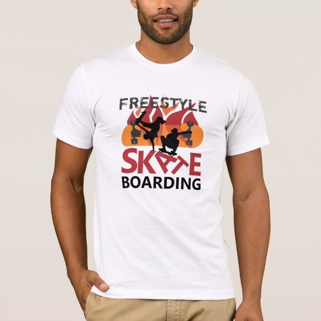 T-shirt Skate acrobatique (Devant)