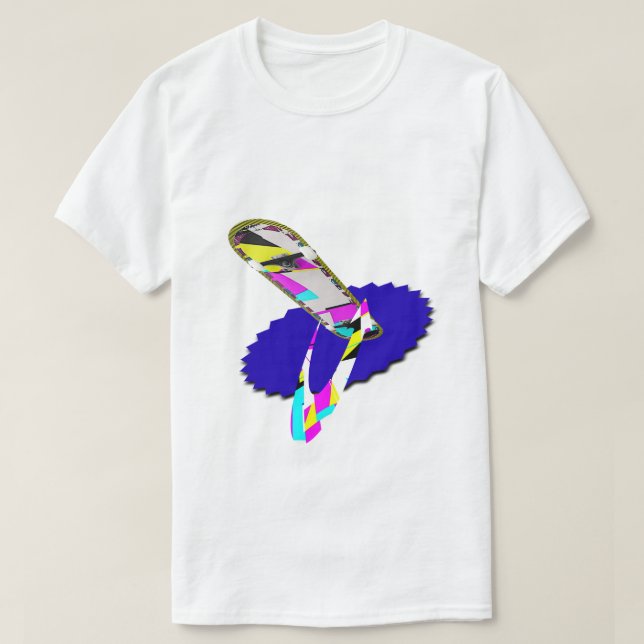 T - Shirt Skate BoardN trkswhls (Design vorne)