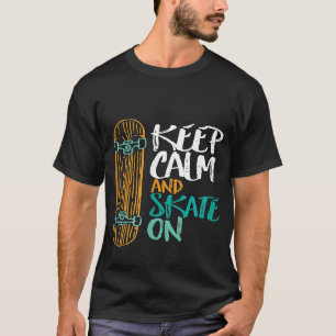 T-shirt Skate cool En Panne Garder Patinage Calme Sur