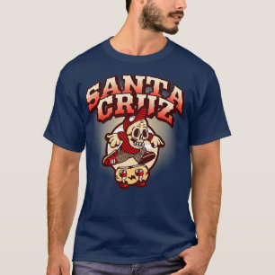 T-shirt Skate de Californie Retro Père Noël Cruz