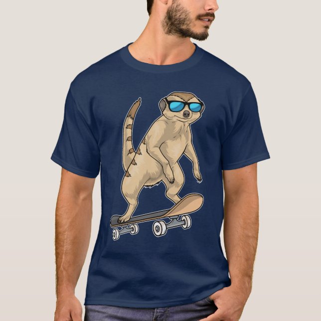 T-shirt Skate de Meerkat (Devant)
