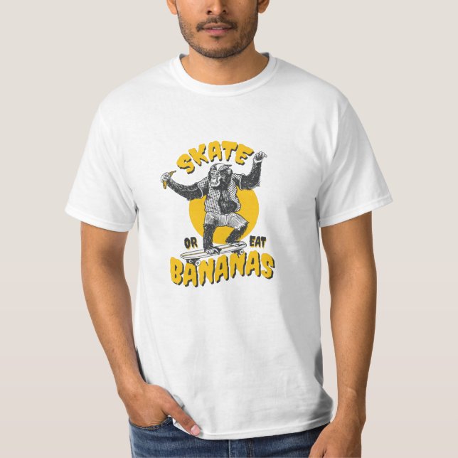 T-shirt Skate or eat bananas (Devant)