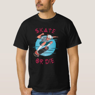 T-shirt Skate ou die Skateboarder Garçon