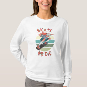 T-shirt Skate ou die Skateboarder Garçon