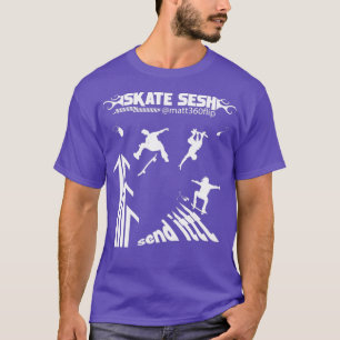 T-shirt SKATE SESH Matt360Flip Edition Skateboarder Design
