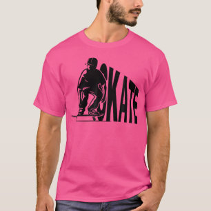 T-shirt Skate Skateur Planche à Roulettes Patin à Roulette