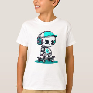 T-shirt Skate SkullBot