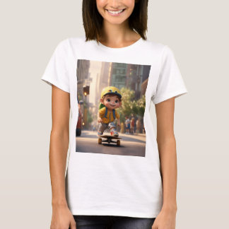 T-shirt "Skateboard Earthman : une aventure fantastique da