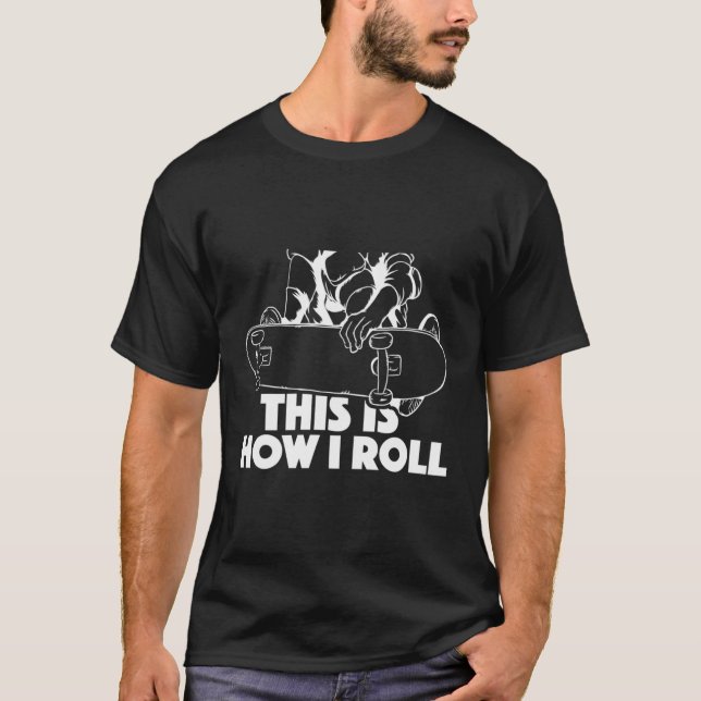 T-shirt Skateboard Halfpipe Tricks - Extreme Sports Skateb (Devant)
