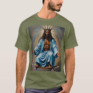 T-shirt Skateboard Jesus Urban Art Tee