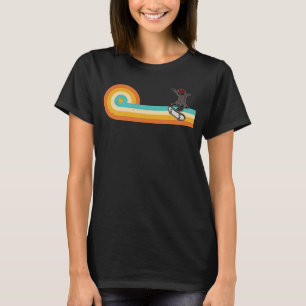 T-shirt Skateboard raccoon cascades skate hall patin rolle