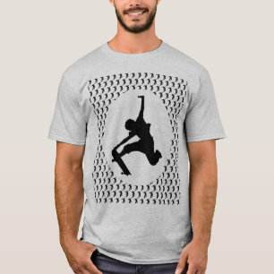 T-shirt Skateboard Skateboard Skateboard Silhouette