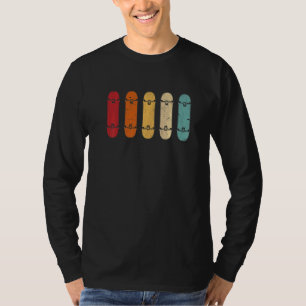 T-shirt Skateboard Skateboarder Skater Retro Sk
