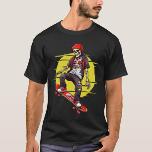T-shirt Skateboard Skeleton