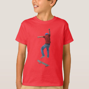 T-shirt Skateboarder obtenir quelques Air Action Street Ku
