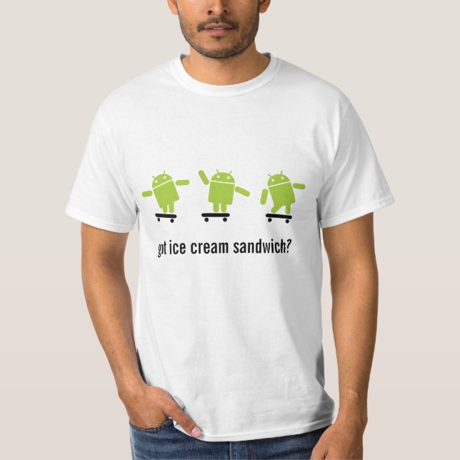 T-shirt Skateboarding androïde (Devant)