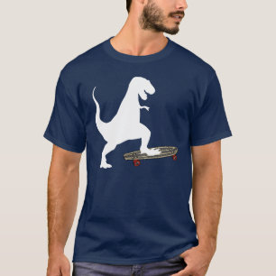 T-shirt Skateboarding de dinosaure