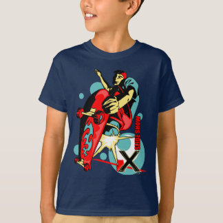 T-shirt Skateboarding de projection de diapositives
