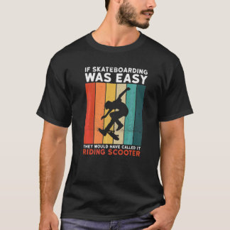 T-shirt Skateboarding For A Skateboard Rider
