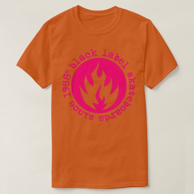 T-shirt Skateboards Étiquettes noirs 4 (Design devant)