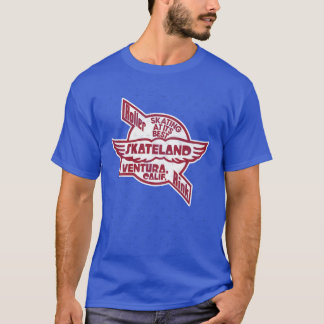 T-shirt Skateland Ventura Californie Patinoire à roulettes