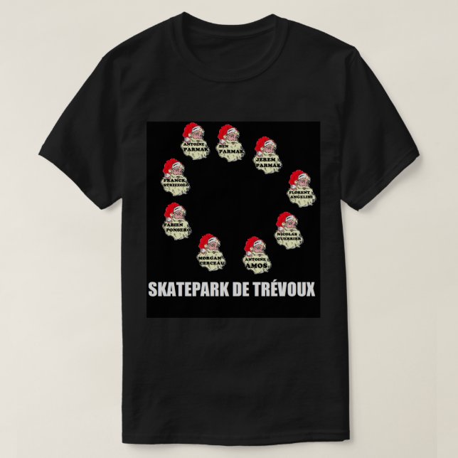 T-SHIRT SKATEPARK DE TRÉVOUX (Design devant)