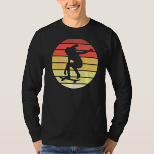 T-shirt Skater Girl Skateboard Girls Skateboard Retro V