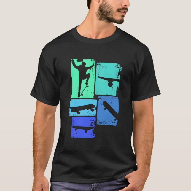 T-shirt Skater Skateboarder Skateboard Youth (Devant)