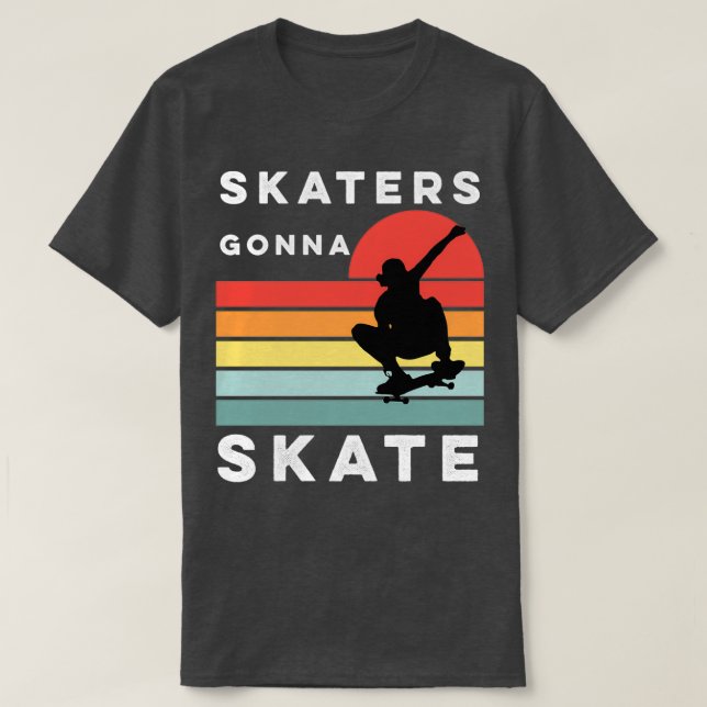 T-shirt Skaters va skate skate skateboard (Design devant)