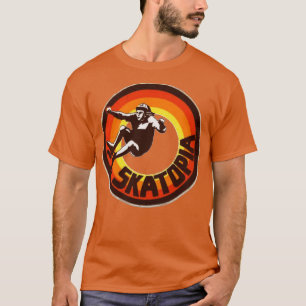 T-shirt Skatopia retro skate design