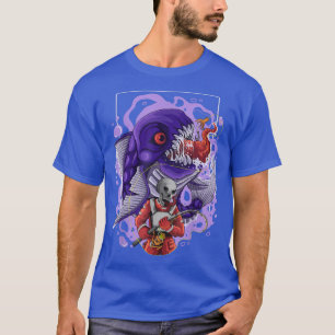 T-Shirt Skeleton Angriff auf eine große Monstersee